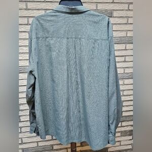 Puritan Mens Shirt Sz 2XL Sage Green Plaid
